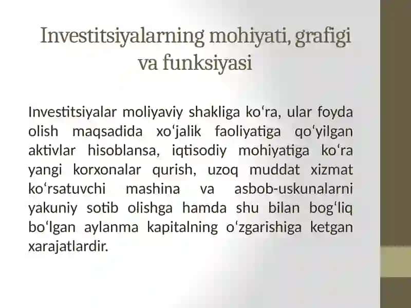 Investitsiya 3
