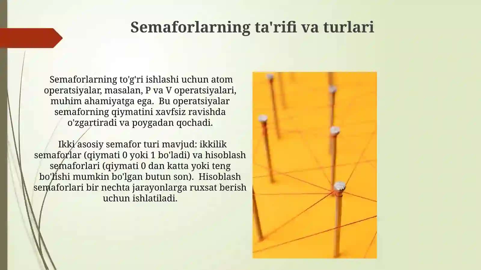 Jarayonlarni boshqarishda semaforlar 3