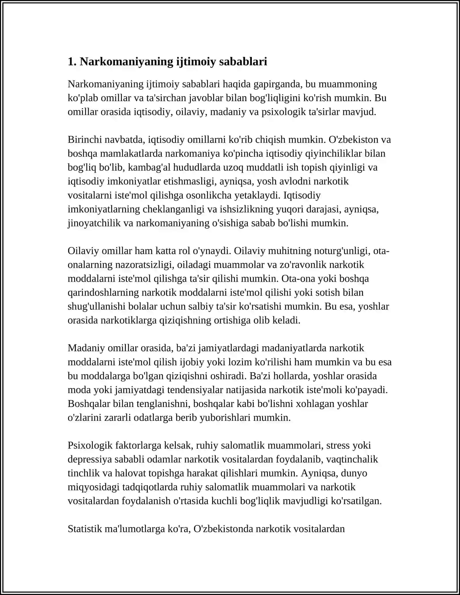 Narkomaniya va tasiri 3