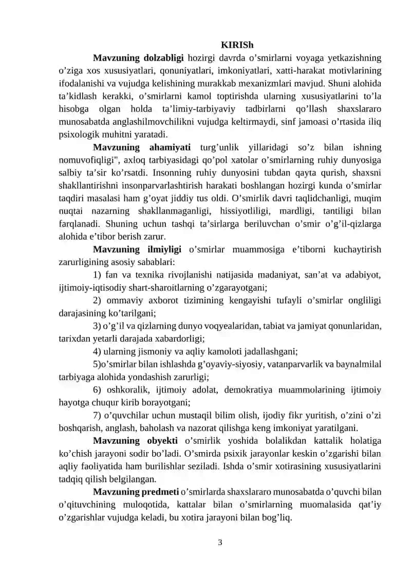 XOTIRA XUSUSIYATLARI 3