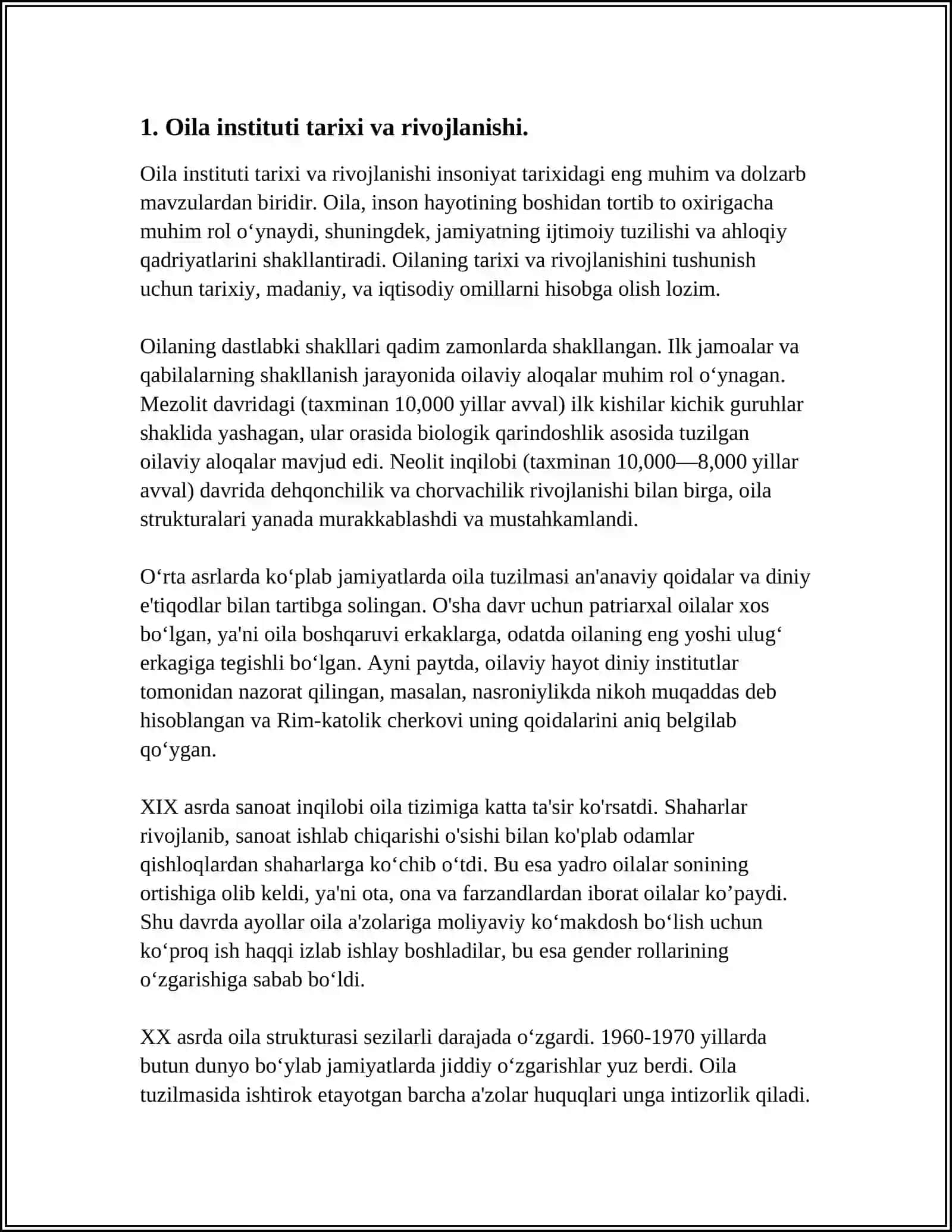 OILA INSTITUTINING MANAVIY MAFKURAVIY ELIMENTLARI 3