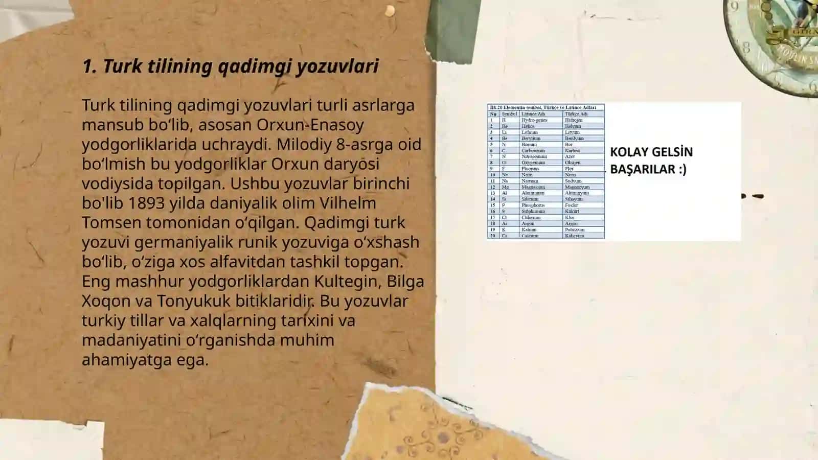 Turk tilining qadimgi yozuvlari 3
