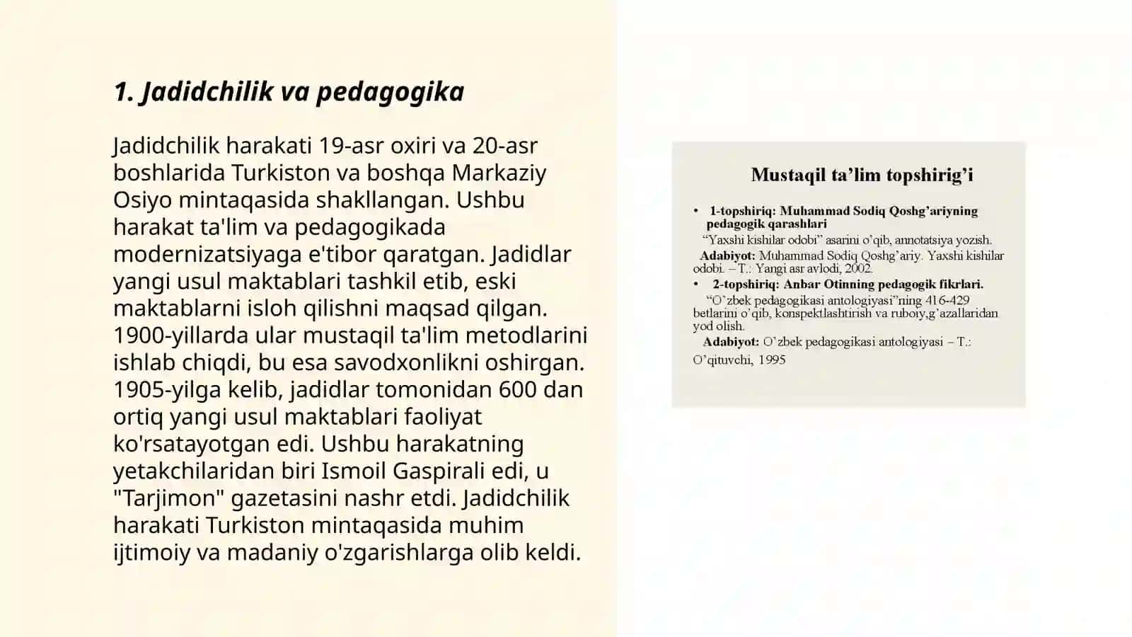 Jadid mutafakkirlarining pedagogik qarashlari 3