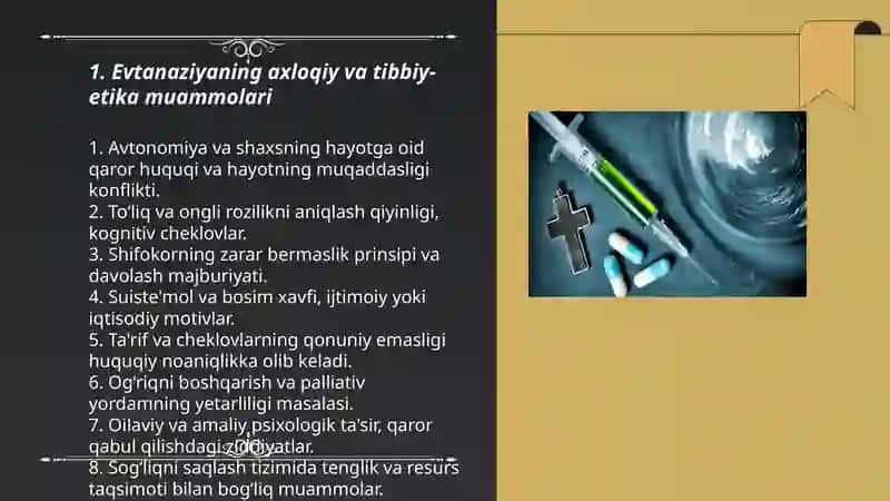 Evtanaziya muammolari 3