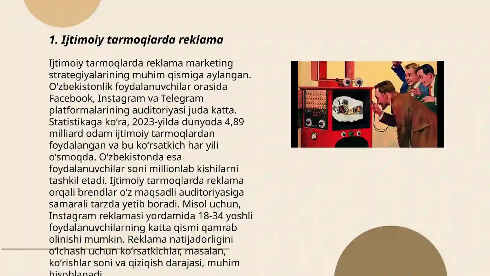 Internetda korxonani reklama qilish usullari 3