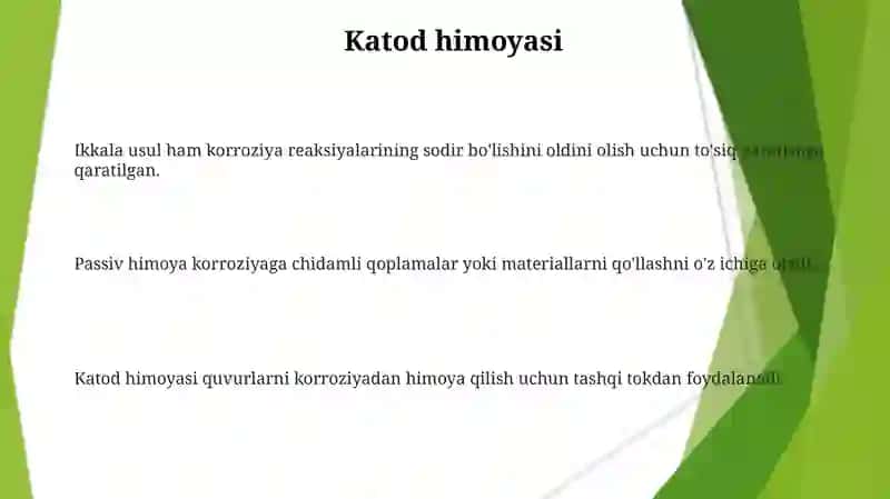 Passiv himoya mexanizmlari 3