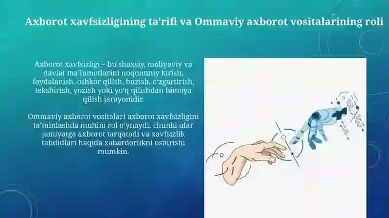 Ommaviy axborot vositalarida axborot xavfsizligi 3