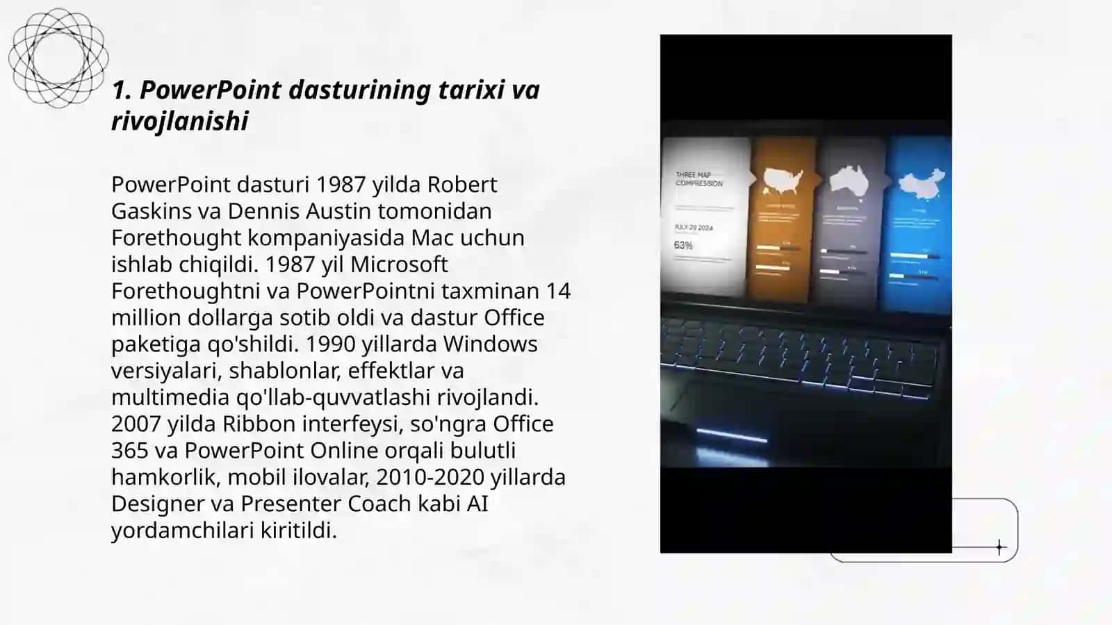 PowerPoint dasturi haqida maʼlumot 3