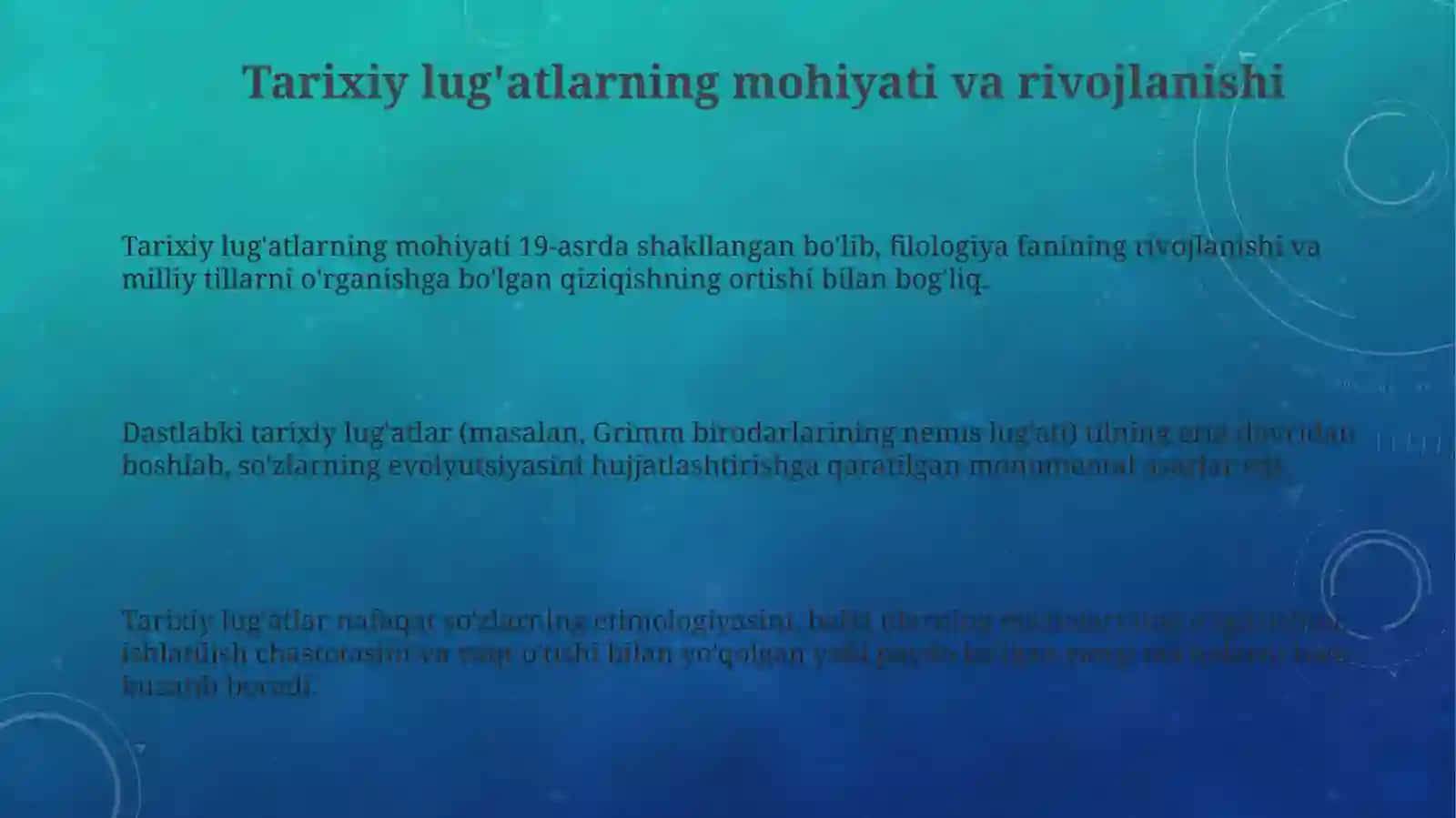 Tarixiylugʻatlarvalugʻatshunoslikmasalalari 3