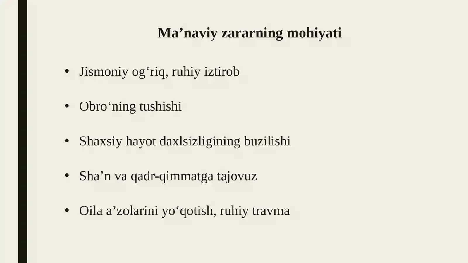 Ma’naviy zararni qoplash 3