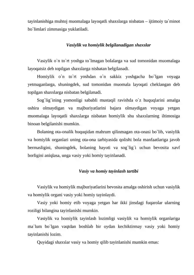 Vasiylik va homiylik 3