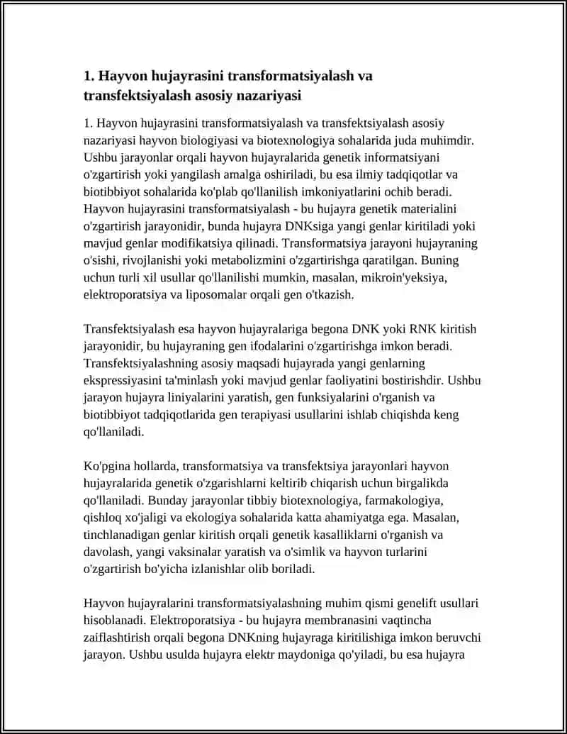 HAYVON HUJAYRASI TRANSFORMASIYASI VA TRANSFEKSIYASI 3