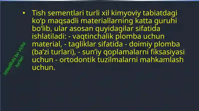 Stomatologik sementlar 3