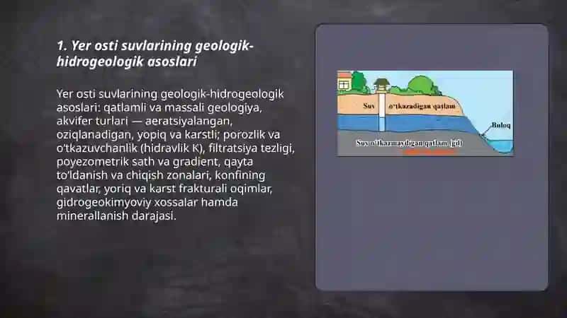 Yer osti suvlarini qidirish va razvedka qilish 3
