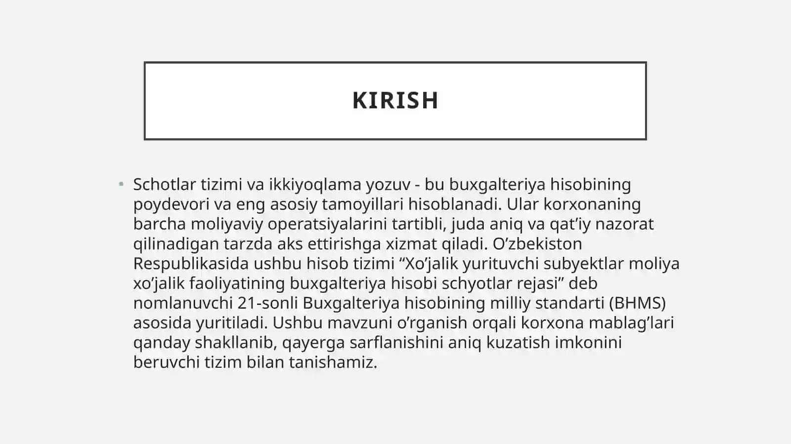 SCHYOTLAR TIZIMI VA IKKIYOQLAMA YOZUV 3