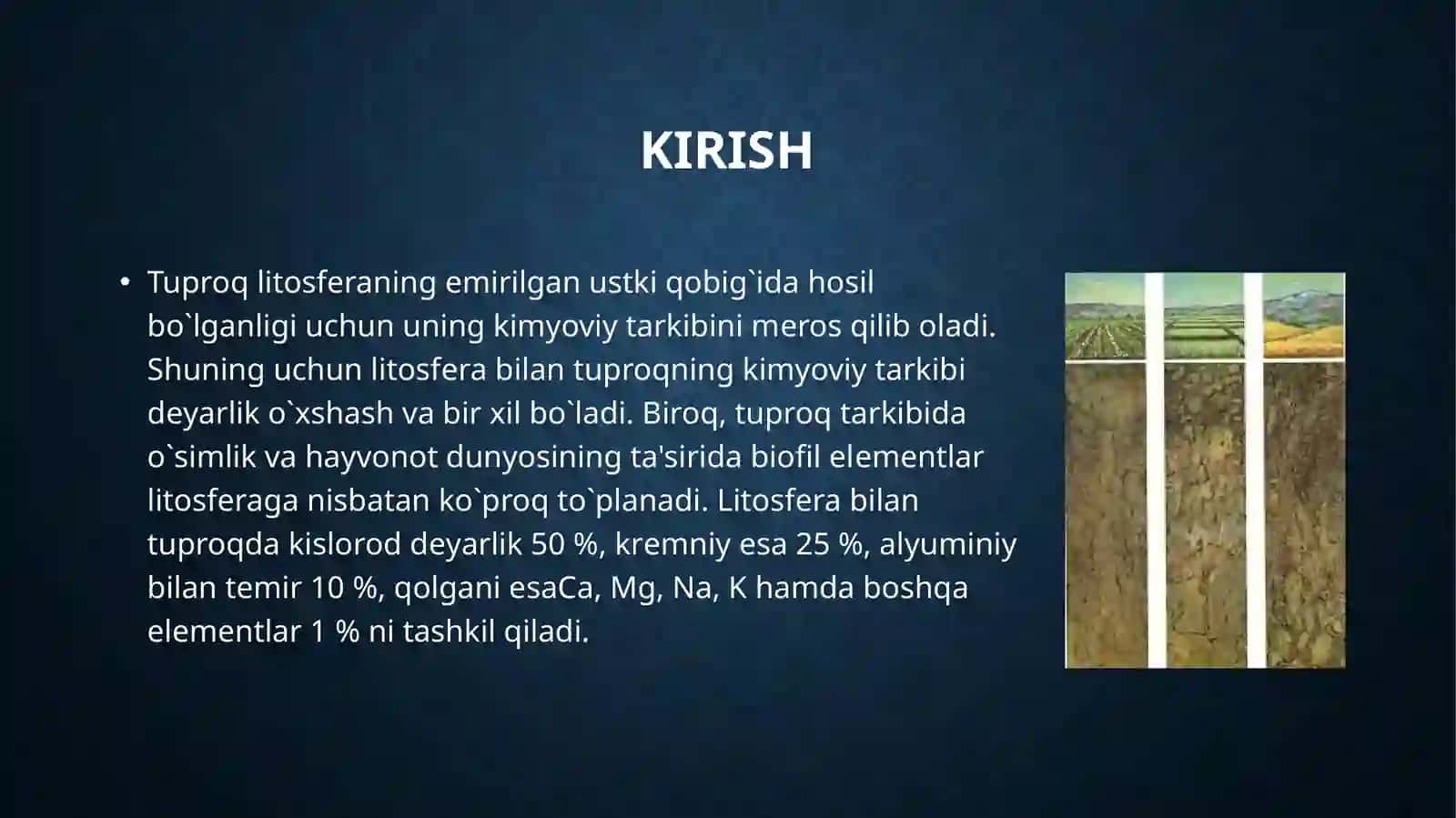 Tuproqning Kimyoviy Tarkibi 3