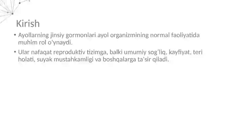 Ayollarning Jinsiy Gormonlari 3
