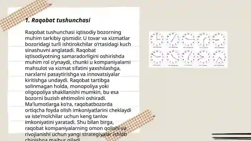 Raqobatning mohiyati va uning turlari 3