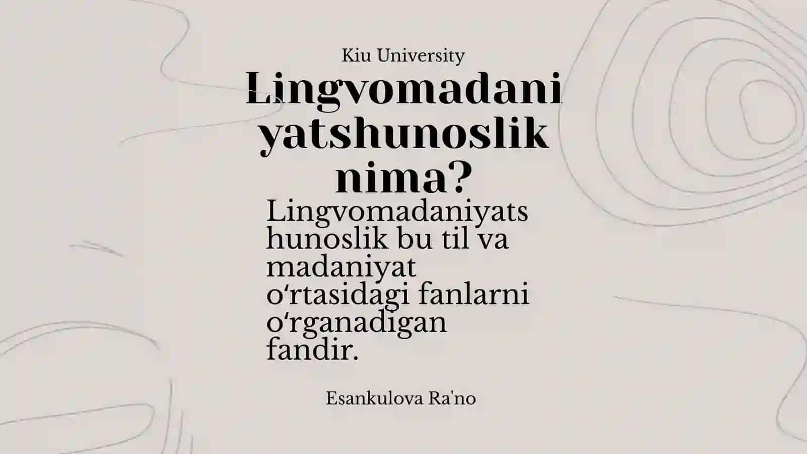 Lingvomadaniyatshunoslik 3