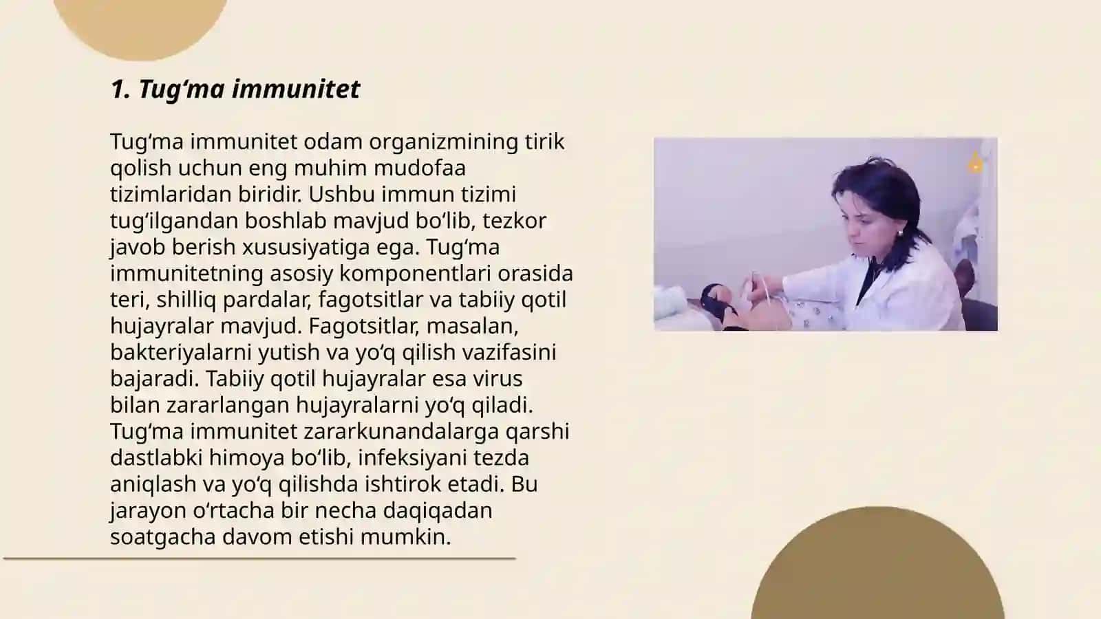 Tug‘ma immunitet 3