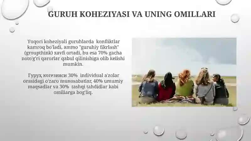 Kichik guruhlar psixologiyasi 3