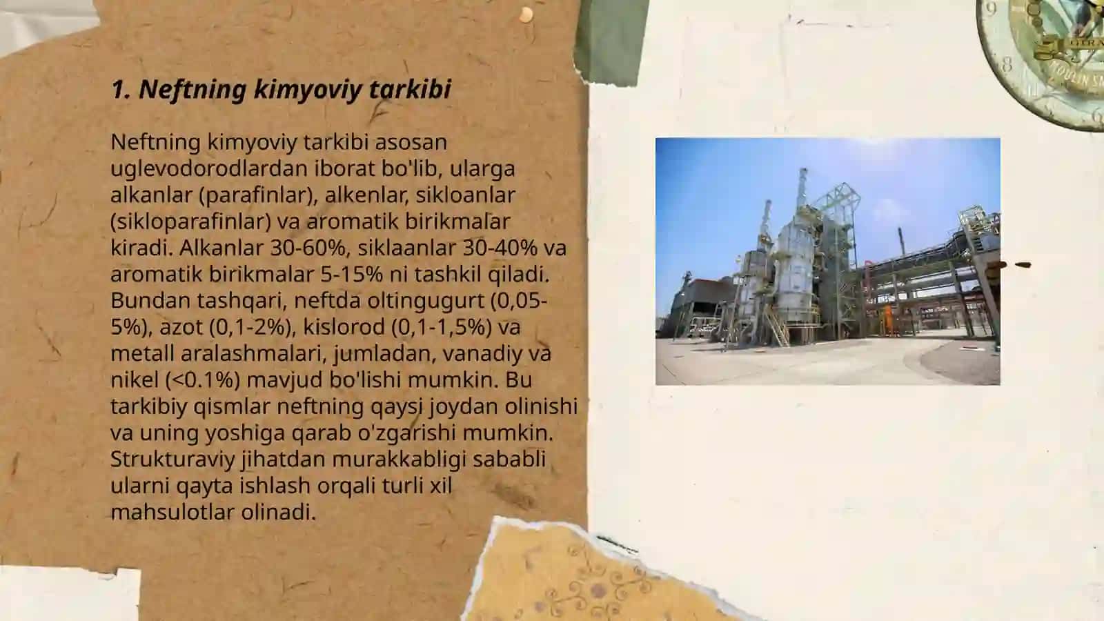 Neftni atmosfera bosimida fraksiyalarga ajratish 3