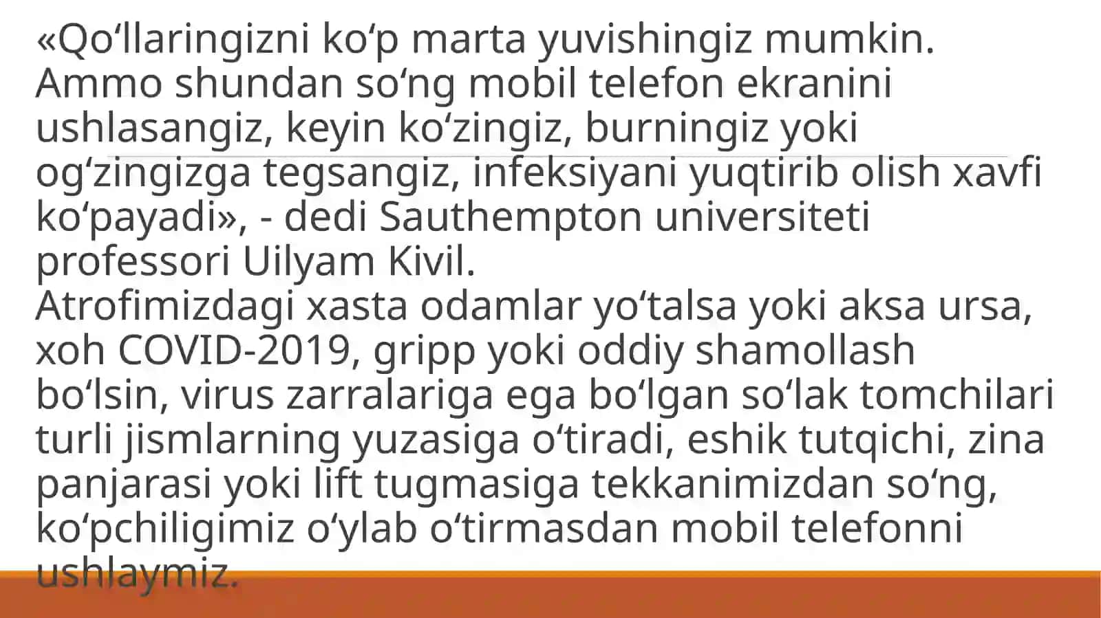 Kompyuter va Telefonlarning bakterial Kontaminatsiyasi 3