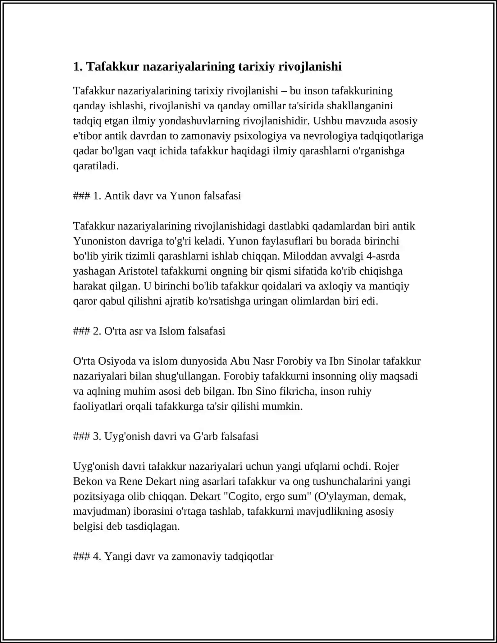 TAFAKKUR BORASIDAGI PSIXOLOGIK NAZARIYALAR 3