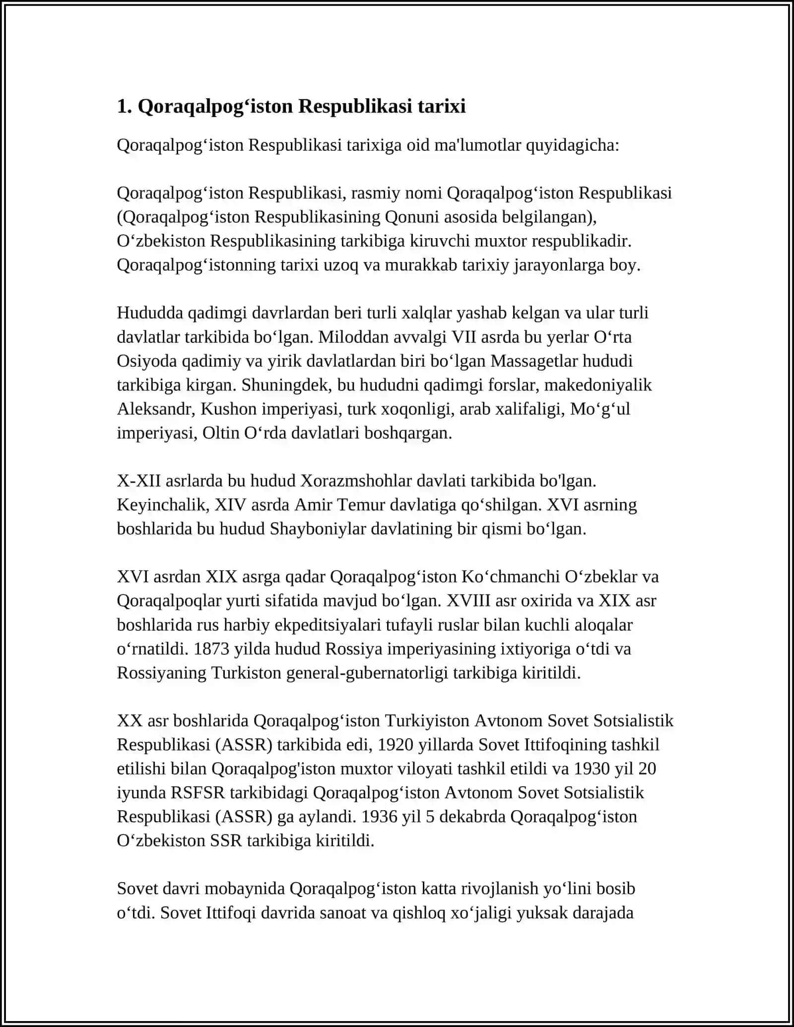 QORAQALPOG‘ISTON RESPUBLIKASI 3