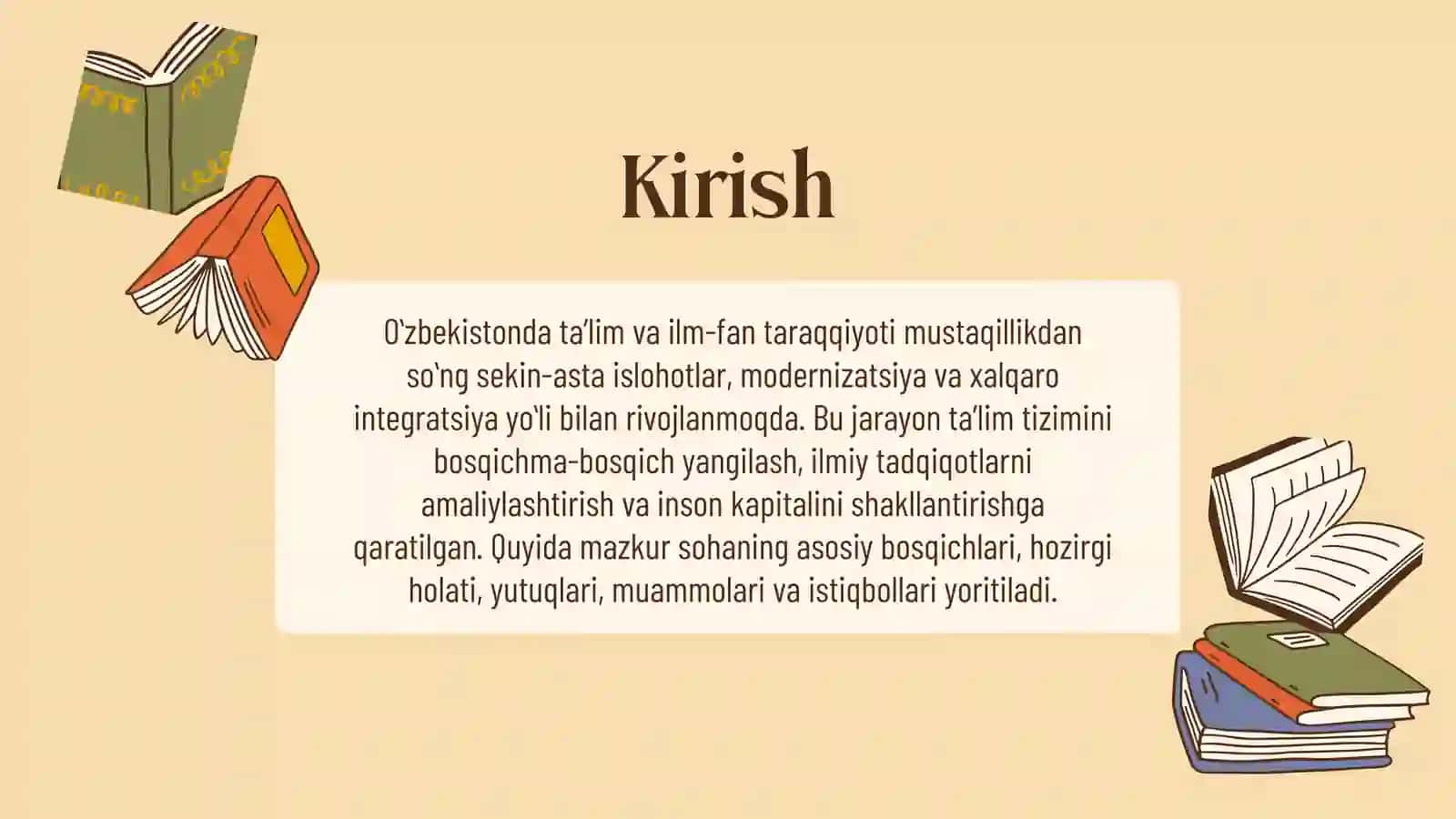 Oʼzbekistonda taʼlim va ilm-fan taraqqiyoti 3