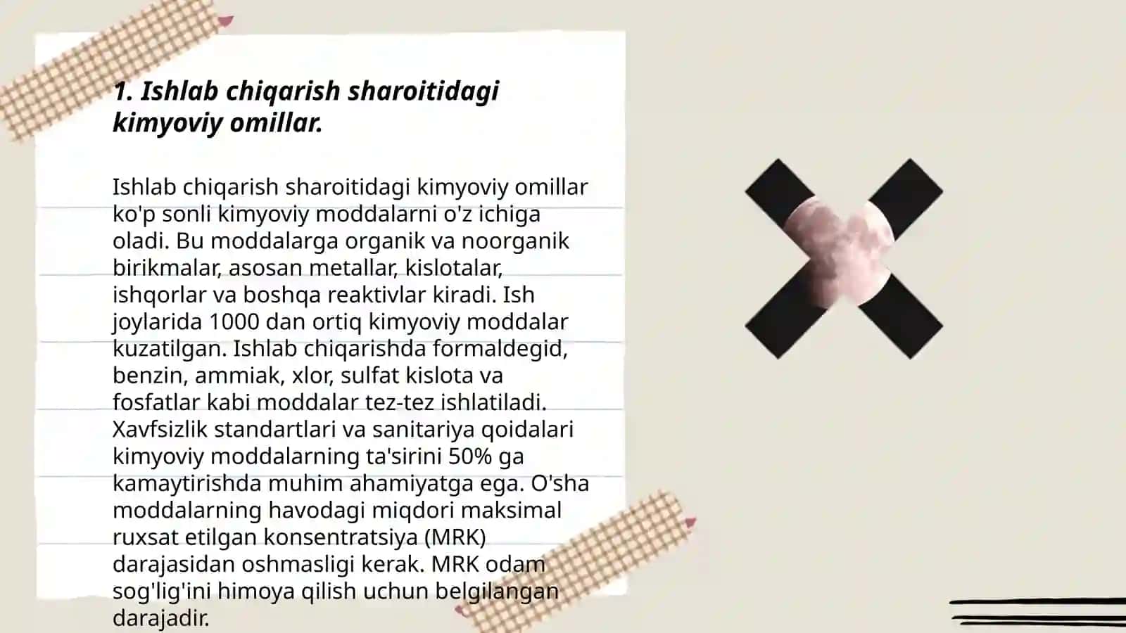 Ishlab chiqarish sharoitidagi kimyoviy omillar 3