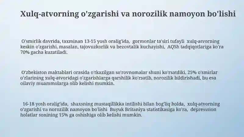 Yetuklik davrining psixologik xususiyatlari 3