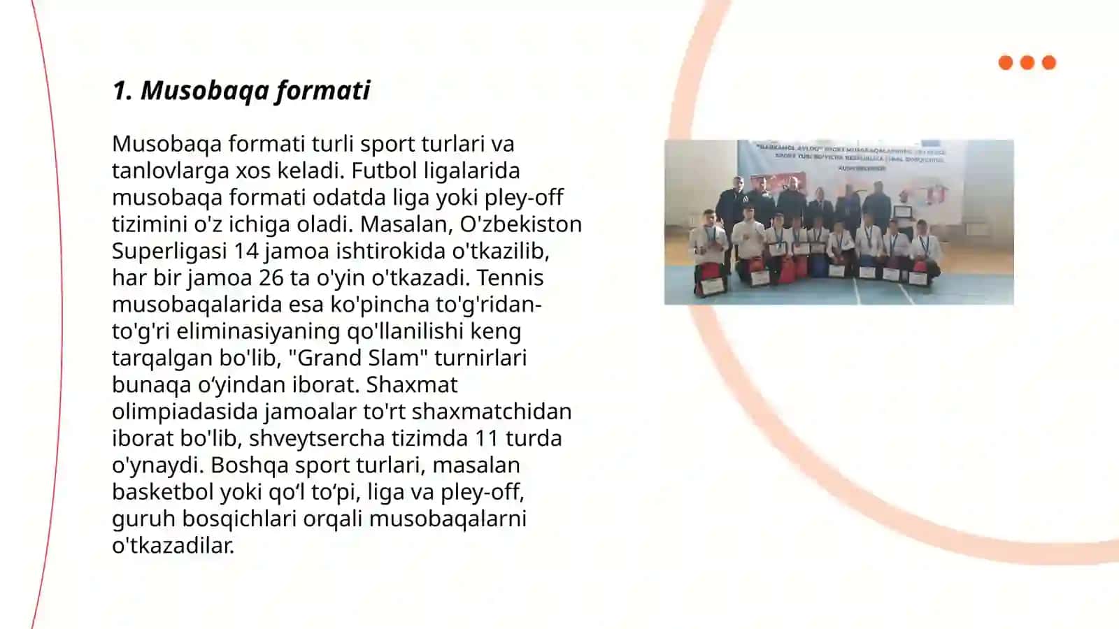 Gandbol musobaqa Nizomi 3