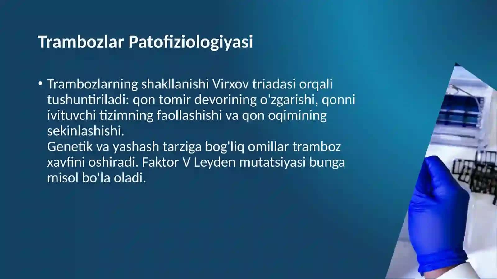Trambozlar labarator diagnostikasi 3