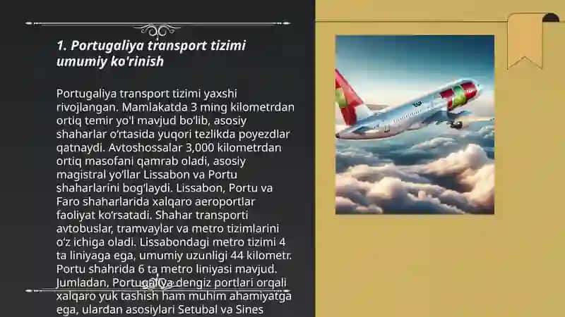 Portugaliya transport tizimi 3