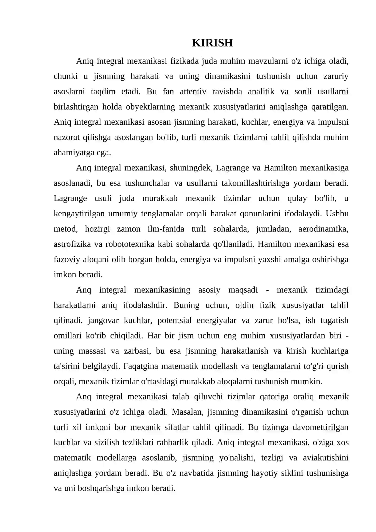 ANIQ INTEGRALNI MEXANIKA MASALALARIGA TATBIG'I 3