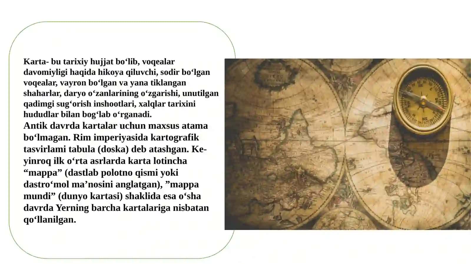 Tarixiy kartografiyaning shakllanishi va taraqqiyoti 3