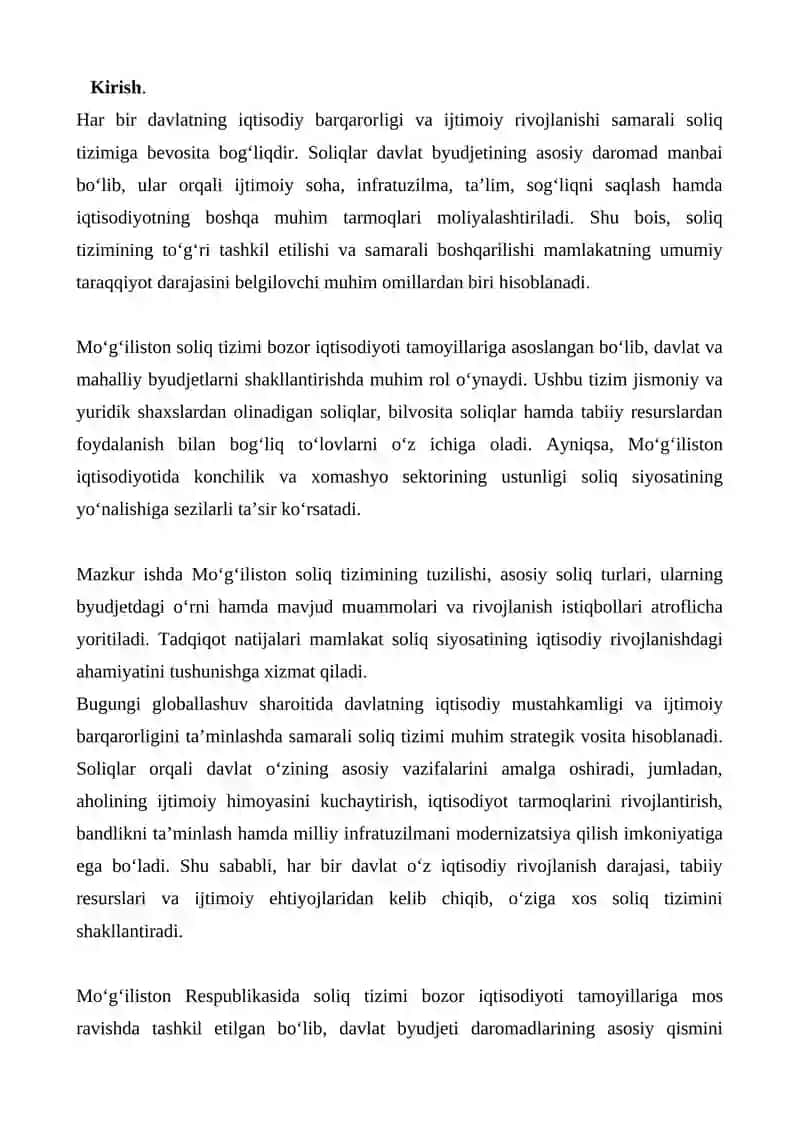 Moʻgʻiliston soliq tizimi 3