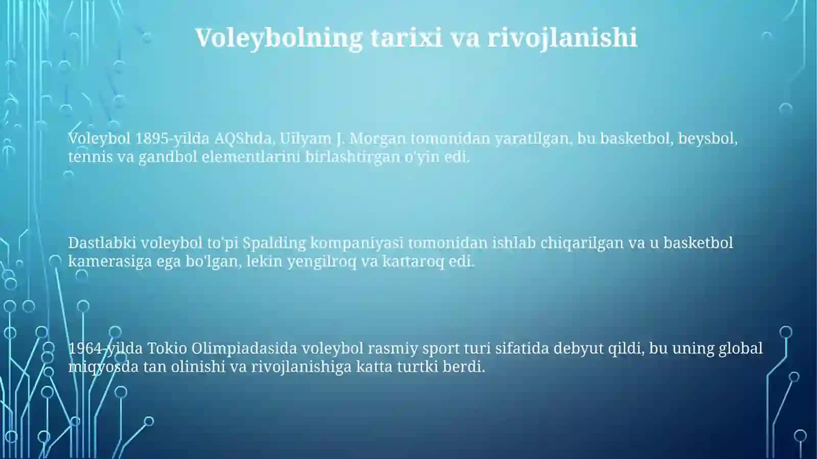 Voleybol: Tarix, Qoidalar va Texnikalar 3