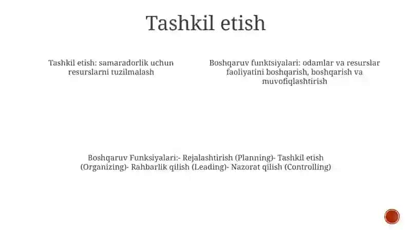 Boshqaruv Funksiyalari 3
