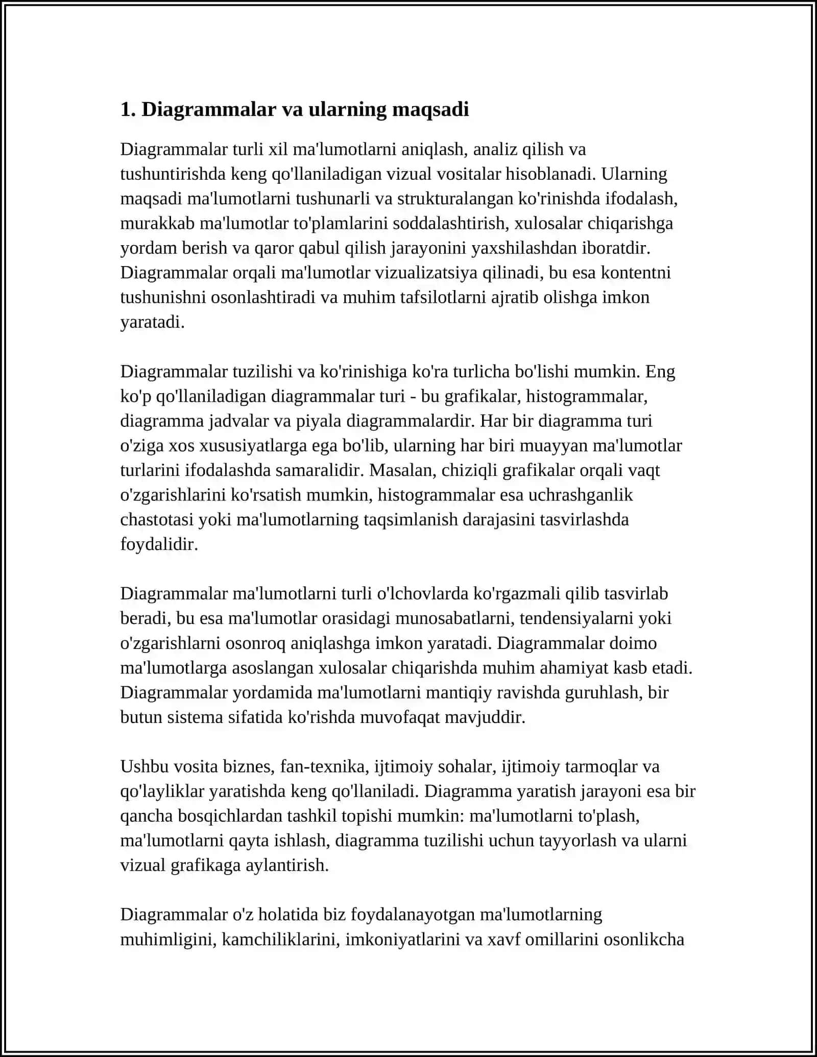DIAGRAMMALAR HOLATI VA ULARNING AHAMIYATI 3