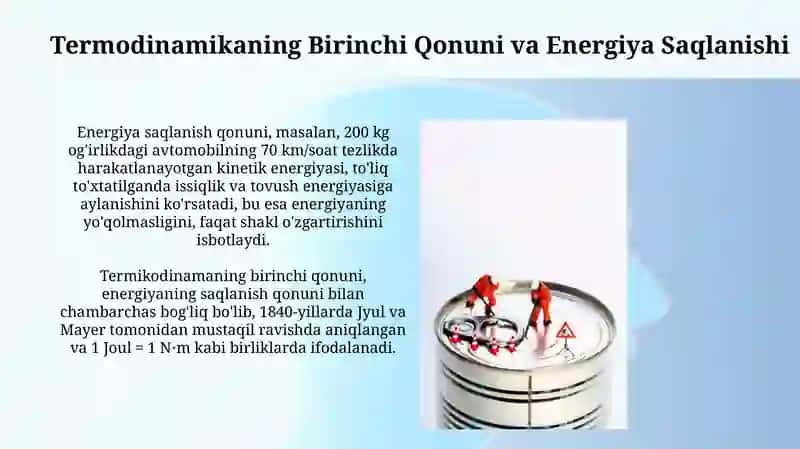 Termodinamik jarayonlar tushunchasi 3