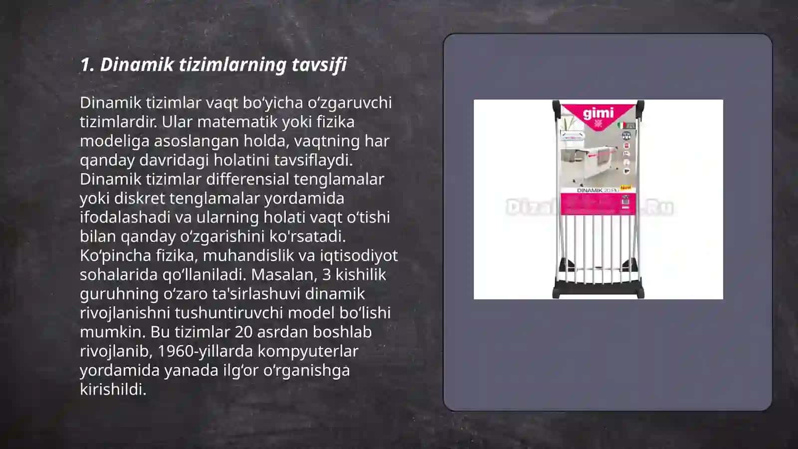 Dinamik o‘zgarishlarni aniqlash 3