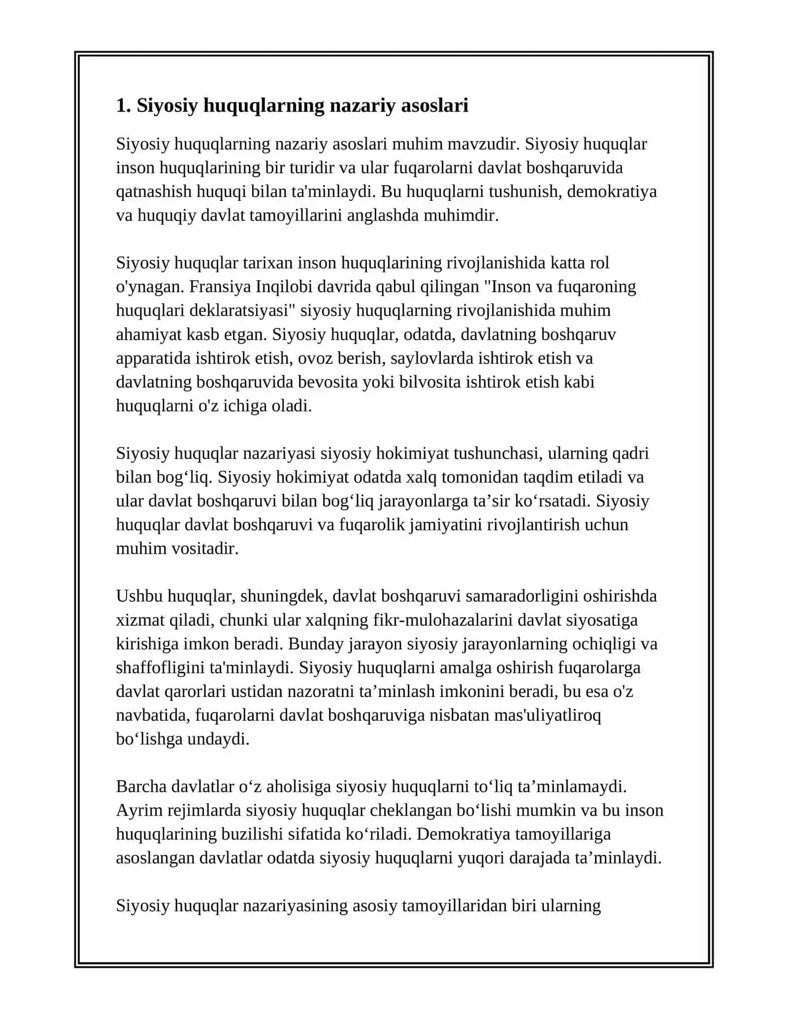 SIYOSIY HUQUQLAR 3