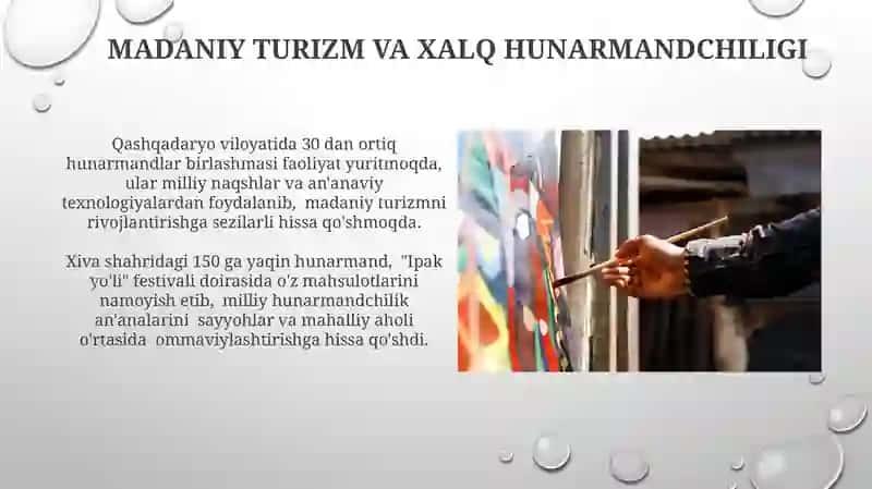 Madaniy turizm va xalq hunarmandchiligi 3