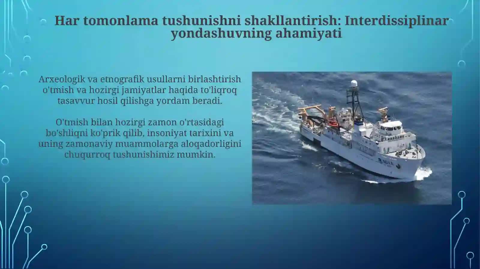 Arxeologik va etnografik tadqiqotlarning ozaro integratsiyasi 3