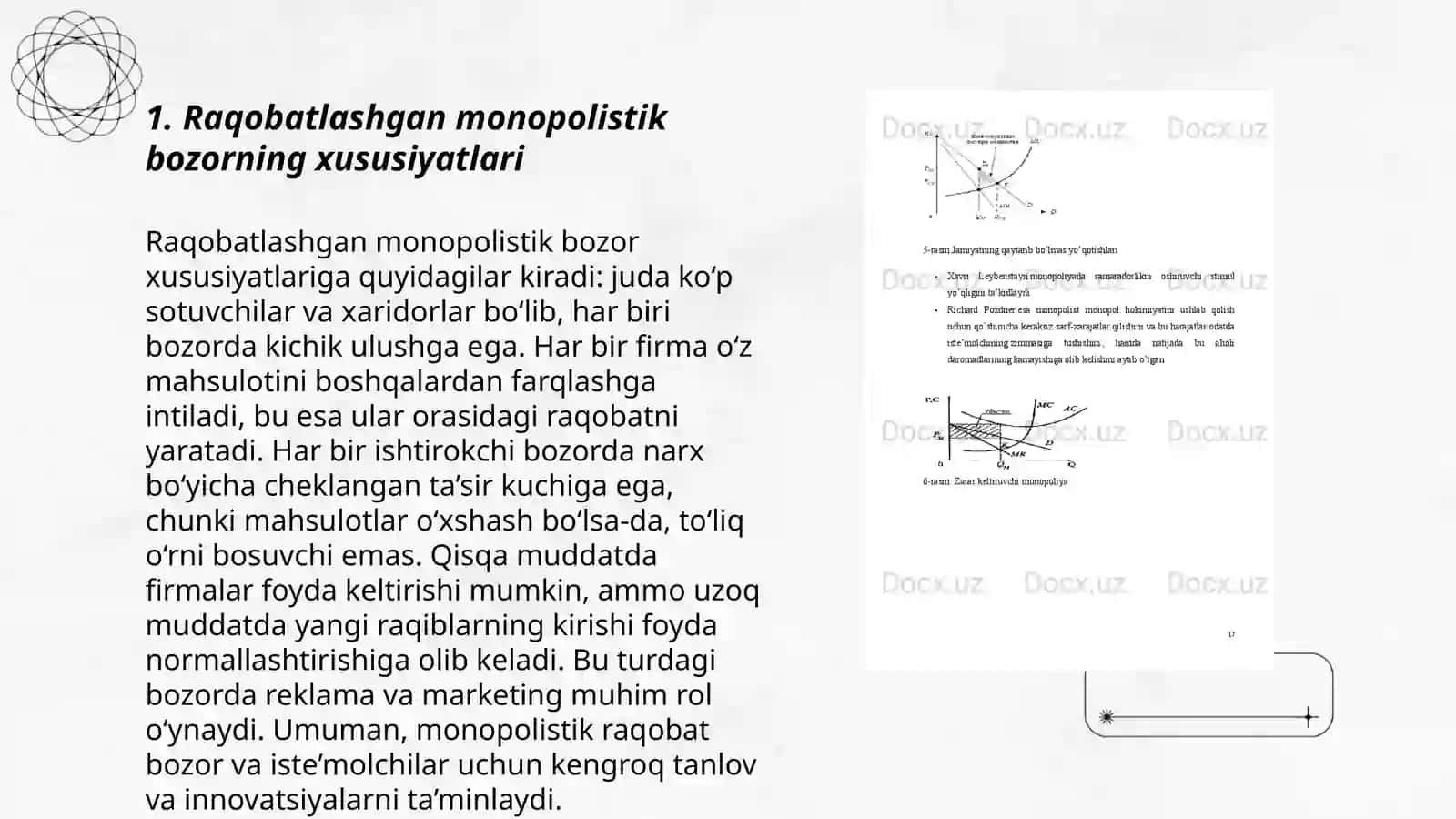 Raqobatlashgan monopolistik bozor 3