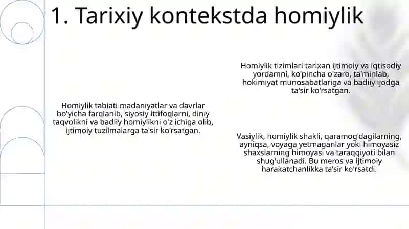 Vasiylik va homiylik 3
