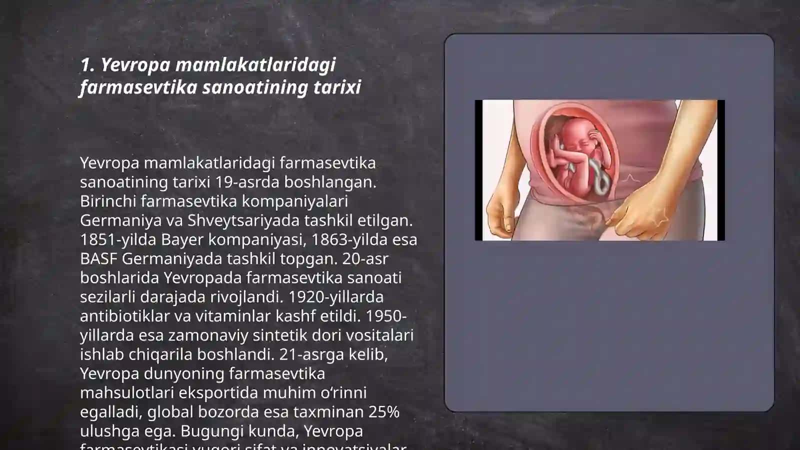 Yevropa mamlakatlarida farmasevtika rivojlanishi 3