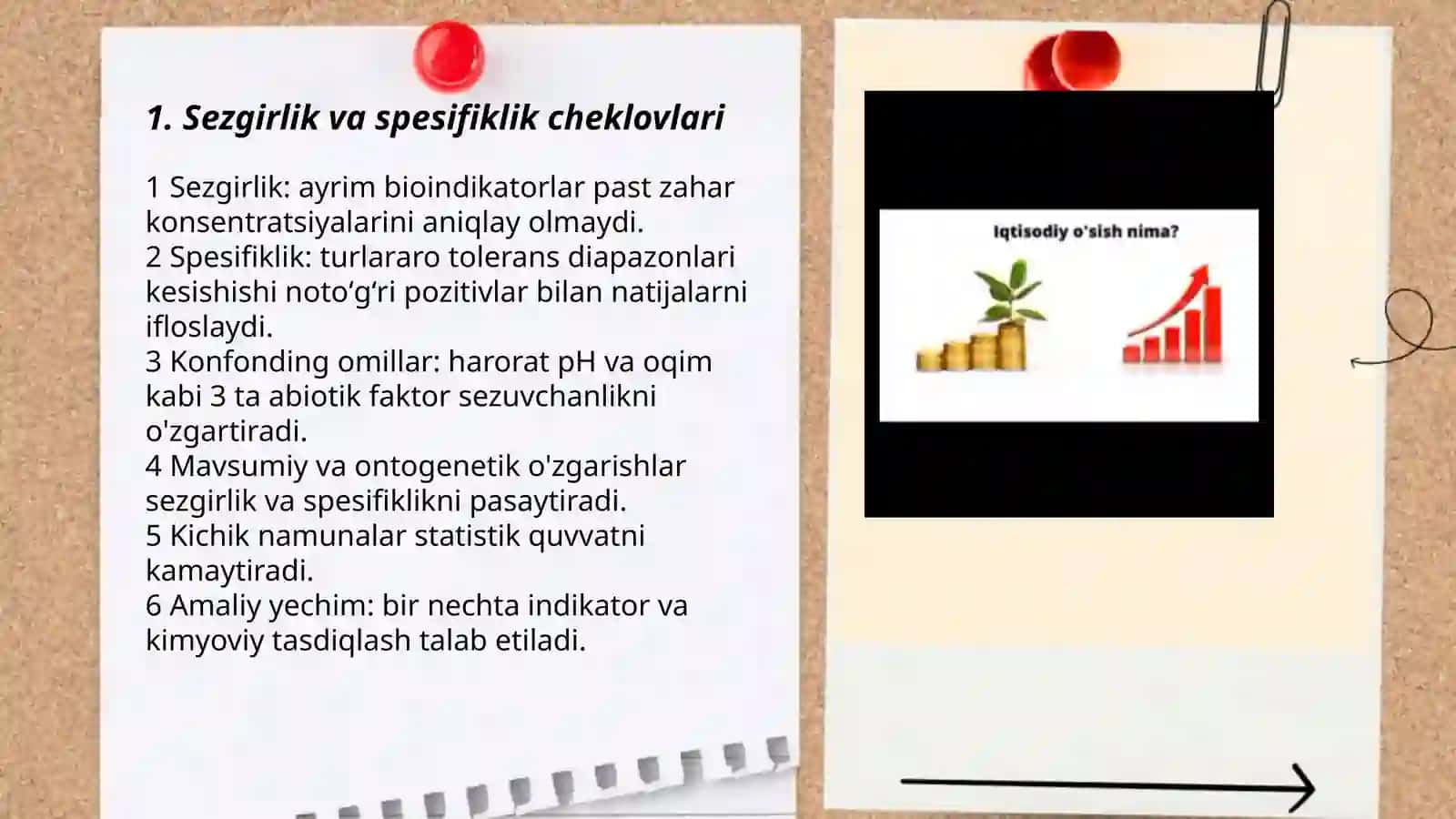 Bioindiksiya metodlarining cheklovlari 3